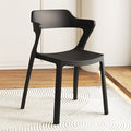 Wholesale engineering backrest stool thickenedfor home plastic chair stackable dining chair spare commercial casual armchair