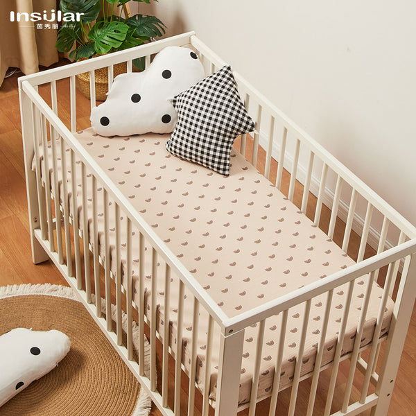 Yinxiuli cotton wrinkled cloth crib mattress children's bed mattress cotton yarn soft breathable sheets  hot sale