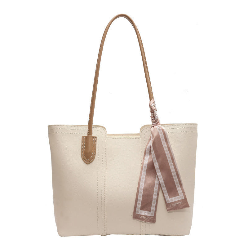 Bag women's large capacity 2025 new spring and summer versatile shoulder bag women's texture popular class commuter tote bag