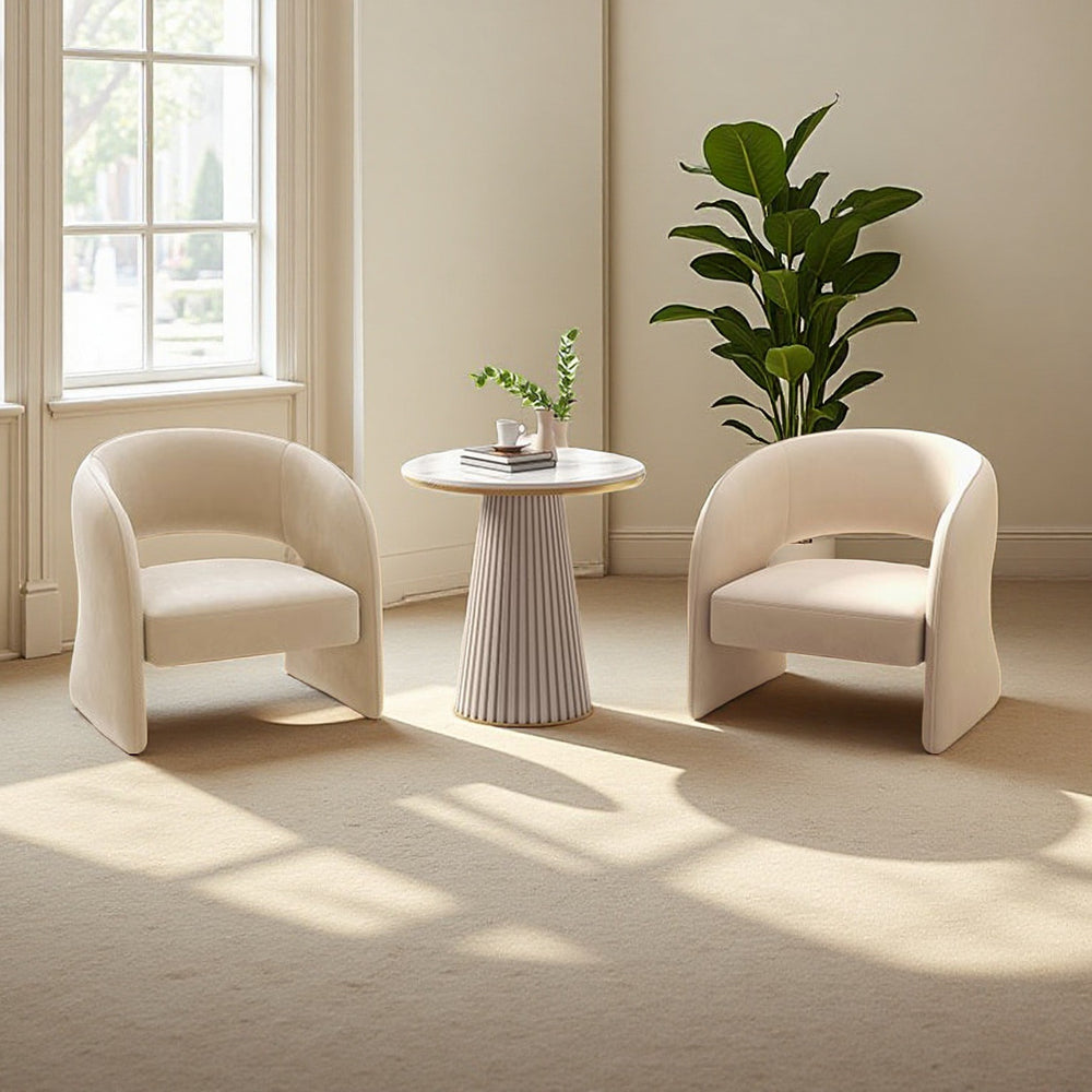 Hotel restaurant living room reception negotiation table and chair set - creative modern minimalist designer casual single sofa chair
