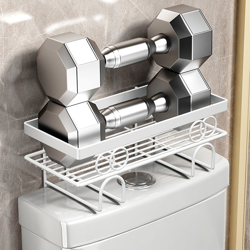 Shelf above the toilet in the bathroom, toilet sink, toilet, wall hanging, no punching, multi-functional storage rack.