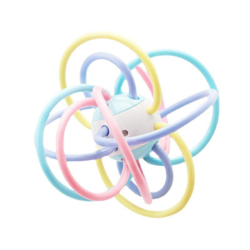 Cross-border  export tooth grinding stick toothpaste baby anti-eating hand soft glue baby mouth desire small mushroom biting glue toy