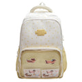 Versatile japanese-style star & polka dot kids' backpack - new korean design, large capacity, cute outdoor tote bag/backpack for boys & girls