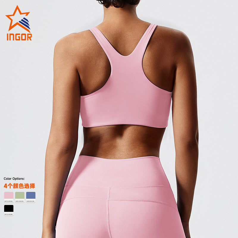 New backless criss-cross workout tank top - professional yoga top with built-in bra pads - stylish slim-fit yoga tank