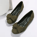 export women's lightweight soft sole loafers - spring/autumn new collection, bow accent, comfortable, non-slip ladies' flats