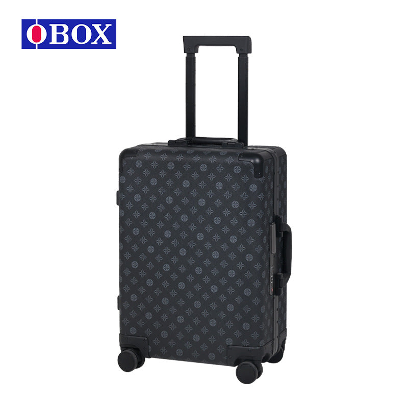 Cross-border moving abroad Air check box Large capacity folding suitcase Universal wheel Classic presbyopia suitcase