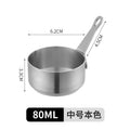 Stainless steel sauce cup with handle, commercial dipping dish, western steak sauce cup, juice cup, creative ketchup cup, tableware