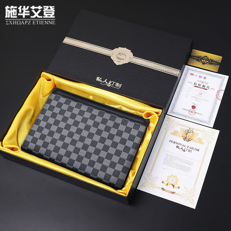 New men's bags, genuine leather casual handbags, first-layer cowhide envelope bags, large-capacity clutch bags, soft leather men's clutch bags.
