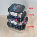 Square (750+1500+2800ml)