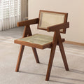 Scandinavian solid wood for home rattan balcony dining chair stool backrest b&b casualcasual rattan chair chandigarh chair