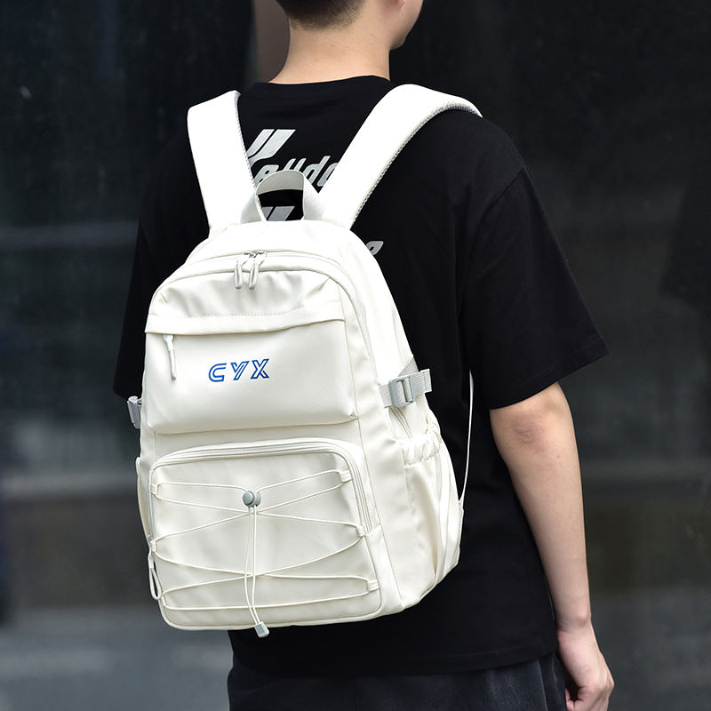 School bag female fresh and sweet campus male and female couples backpack new high school college student large capacity casual backpack