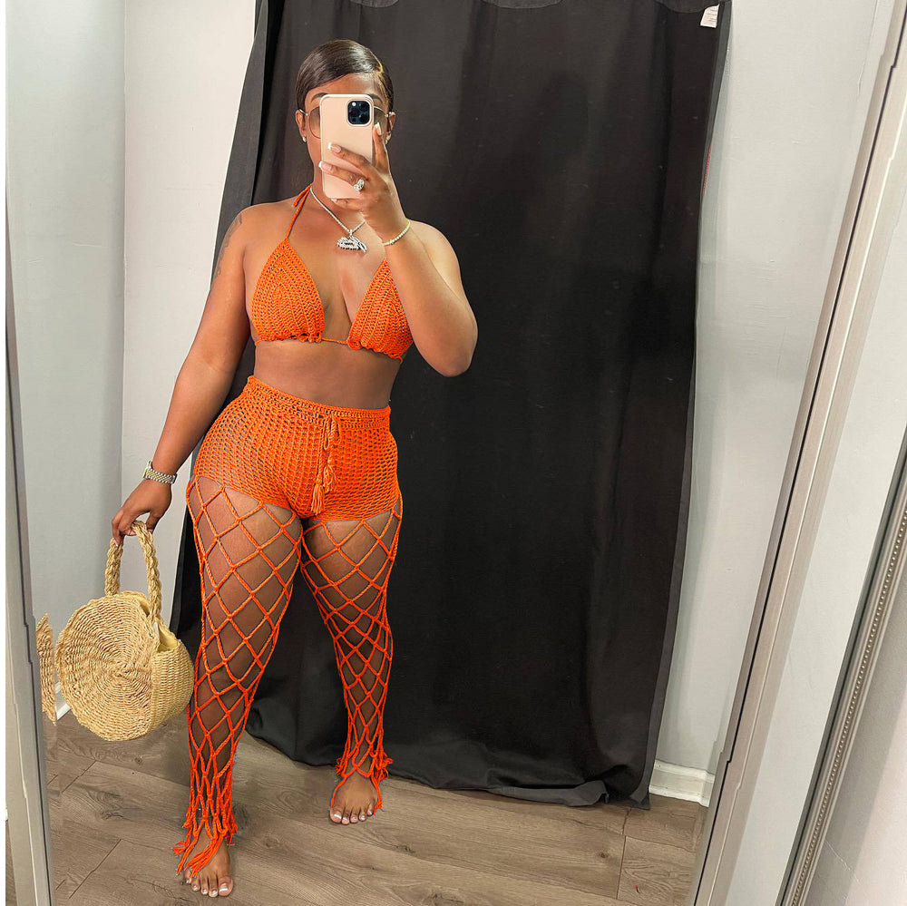 e-commerce source factory: sexy european and american style women's clothing, featuring cutout, see-through, beach, fishnet, hand-crocheted, and fashionable sets