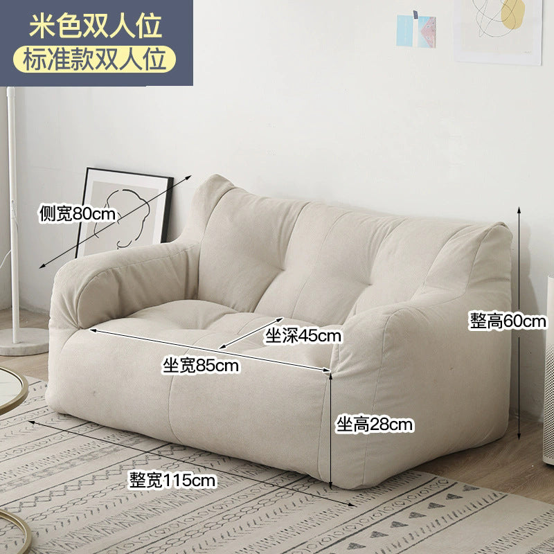 Factory direct lazy sofa tatami doublepopular rental house can lie down and sleep bedroom dormitory bean bag sofa