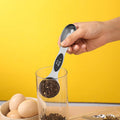 Ready-to-ship magnetic double-ended measuring spoons, 9-piece set, graduated measurement spoons for seasoning, stainless steel baking tools