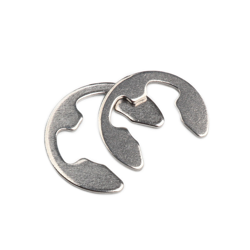 E-type open spring 120pcs boxed metal spring gasket 304 stainless steel shaft retaining ring meson