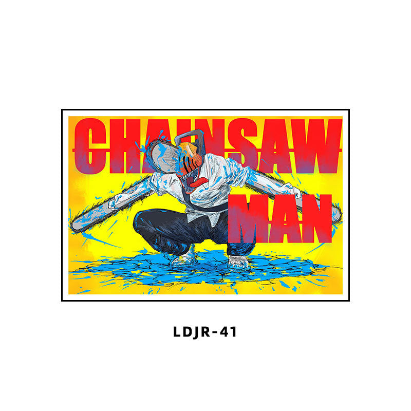 Chainsaw Man Decorative Painting Dianji Hayakawa Autumn Chainsaw Man Poster Hanging Painting E-sports Room Bedroom Anime Second Dimensional Mural