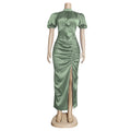 e-commerce independent site   sexy asymmetrical dress evening gown european and american women's clothing