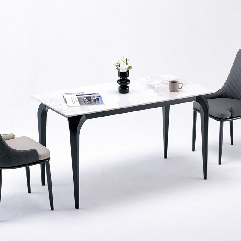 Source factory personalized wholesale rock slab dining table for homenew arrival modern casualaccessible luxury dining table rectangular dining table