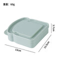 japanese style crisper plastic for homesuit toast wheat straw sandwich storage box outdoor portable lunch box