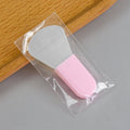 Pink pole: fan-shaped short handle brush