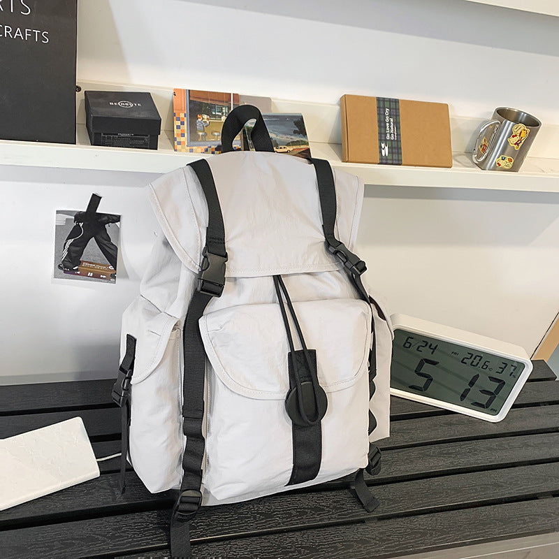 Outdoor sports mountaineering backpack large capacity travel backpack women's lightweight laptop backpack men's student schoolbag