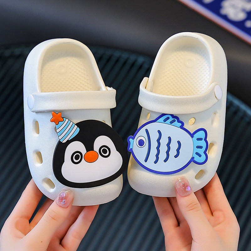 Eva kids' clogs - summer indoor anti-slip cartoon sandals for girls and boys (toddler to big kid sizes) - baby slippers & beach sandals