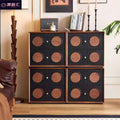 Medieval style chest of drawers solid wood chest of drawers for home sideboard living room tv cabinet storage cabinet bedroom storage card door cabinet