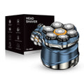 Men's self-haircut shaver - professional magnetic 7-blade head, washable, digital display, fast charging electric razor
