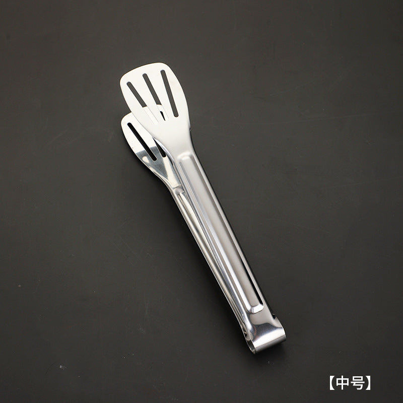 304 stainless steel multi-purpose heavy-duty tongs - kitchen, buffet, home use - perfect for steak, bread, stir-fries, grilled meat, and food serving