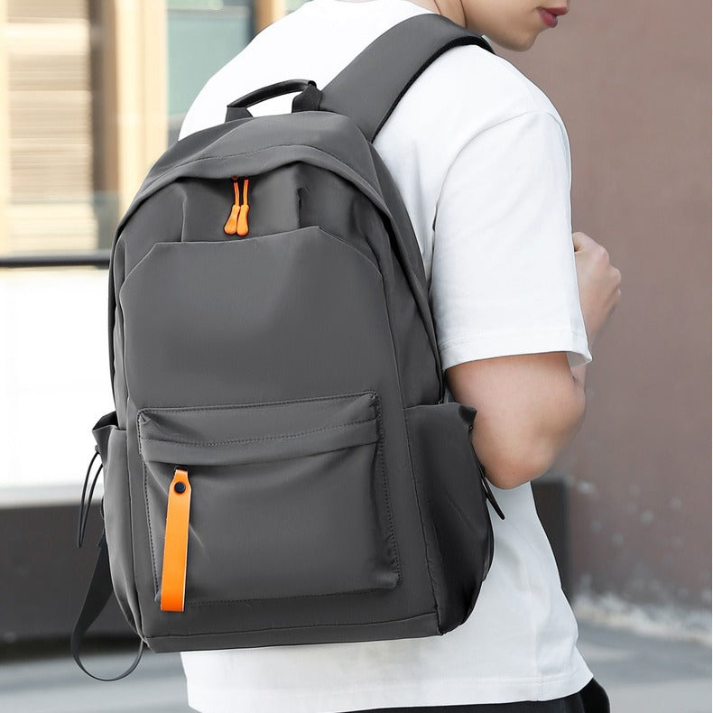 Processing Customized Casual Business Men's Backpack Large Capacity Travel Computer Bag Male College Student School Bag Wholesale