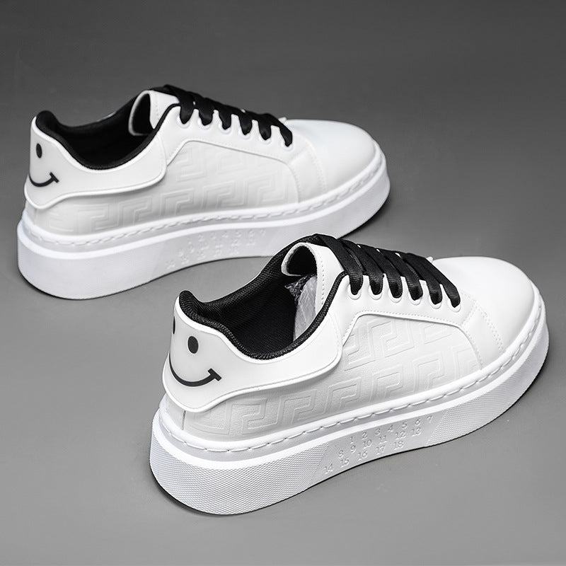 2025 new autumn/spring mcqueen low-top white sneakers - men's trendy casual skate shoes - high-end streetwear inspired by european style
