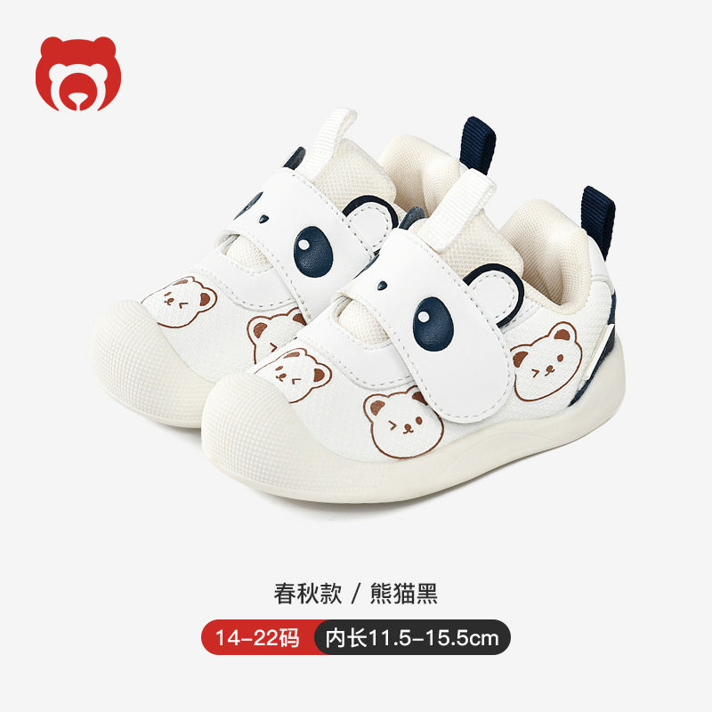 Baby boys' first walker shoes - spring/autumn style, soft sole, anti-slip functional shoes, ages 1-2 to 5 years, toddler shoes for baby girls