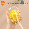 Silicone bottle brush 360 degree rotate baby pacifier brush straw brush bottle brush cleaning suit cleaning brush
