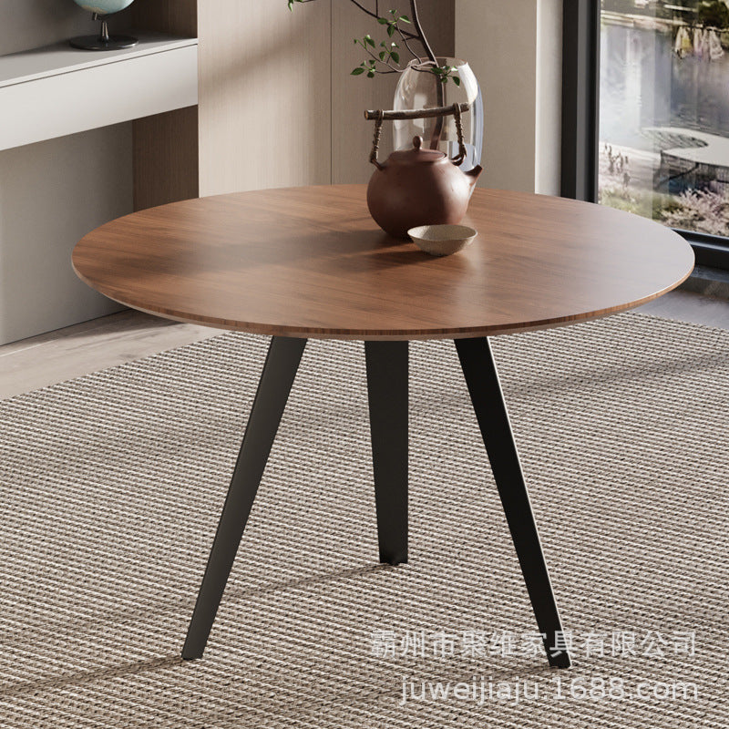Scandinaviancasual small table casual modern small apartment for home dining table coffee shop milk tea shop round table negotiation table