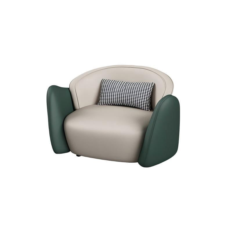 Modern minimalist curved sofa for sales centers, hotels, b&bs, beauty salons, vip lounges, reception areas, and negotiation zones