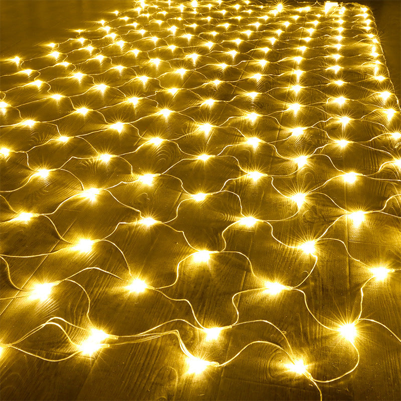 LED fishing net light Gypsy ceiling decorative mesh lights flashing string lights Gypsy star lights lawn tree lights