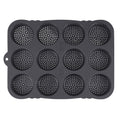 amazon food-grade silicone burger mold 12-hole bread baking pan easy release kitchen baking tool