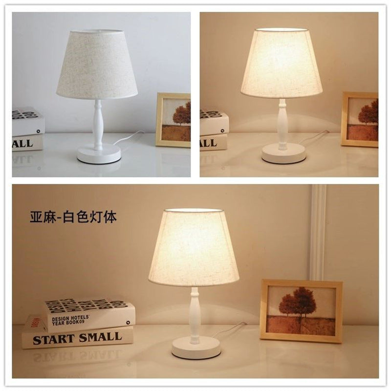 European-style bedroom decor: cozy retro table lamp for wedding rooms - creative, modern, unique, romantic night light with adjustable brightness for nursing