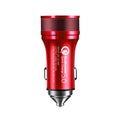 New car fast charging car phone charger vehicle electrical appliances 9v2a dual usb port aluminum alloy car charger head