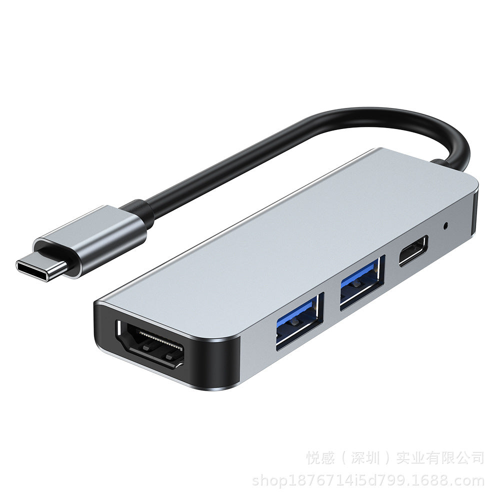 manufacturer usb expansion type-c hub, compatible with huawei, apple computers, and ipads – a 4-in-1 docking station