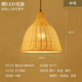 Retro rattan lamp restaurant wedding store hotel b&b lampshade southeast asian country bamboo woven decoration straw hat chandelier