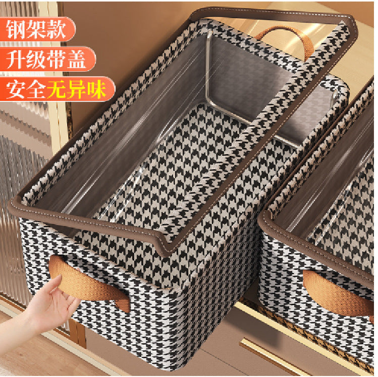 Qiandongge storage box, clothes storage artifact, household wardrobe folding storage box, built-in pp board, large-capacity storage