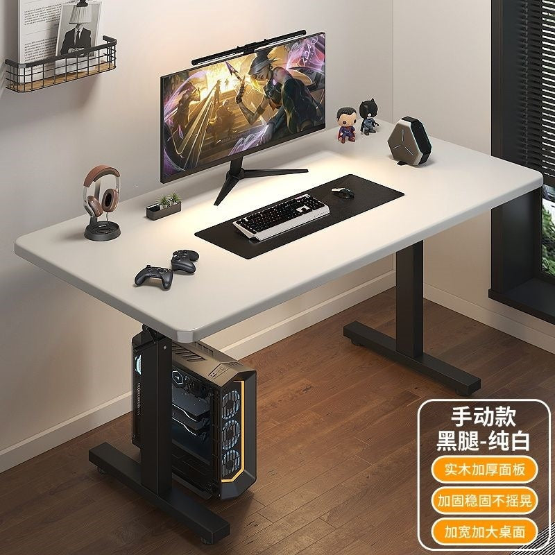 Electric adjustable desk - heavy-duty, reinforced legs - perfect for home office, gaming, study, and computer use