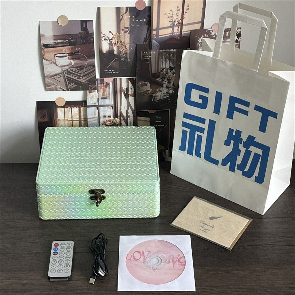 Bayin box 2025 cd player retro usb all-in-one speaker album disc music player two-way bluetooth