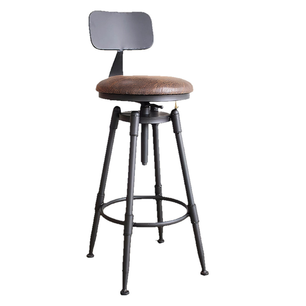 Iron bar chair table combination creative high stool one table two chairs restaurant casual back chair bar table no