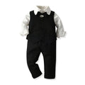 New arrival: factory direct british style boys' plaid vest, shirt, and trousers set - perfect for first birthday celebrations and formal occasions