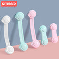 Wholesale double-lock child safety drawer locks - anti-pinch hand protection strips for baby safety - childproof door lock buckles & hook locks