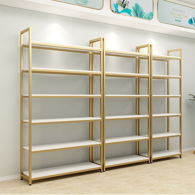 Multi-tier shelving unit, supermarket display rack, sample display stand, cosmetics product shelf, adjustable display rack, display cabinet