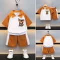 Boys' short-sleeve outfit set - new  summer collection: athletic two-piece set for young boys (sizes for toddlers to pre-teens)