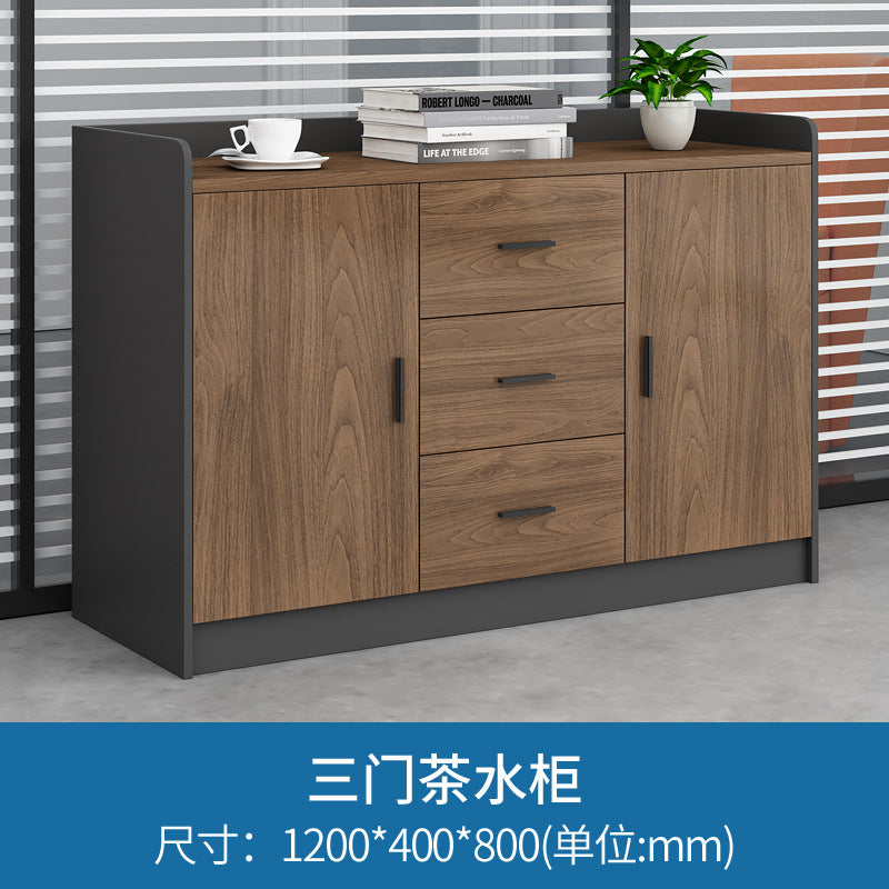 Office file cabinet wooden low cabinet floor cabinet storage cabinet partition cabinet with lock information cabinet printer storage cabinet